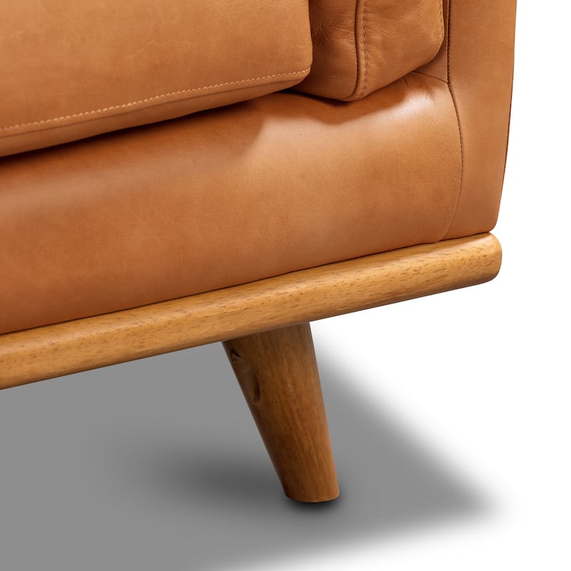 Poly and Bark Cadiz Lounge Chair - Genuine Italian Leather