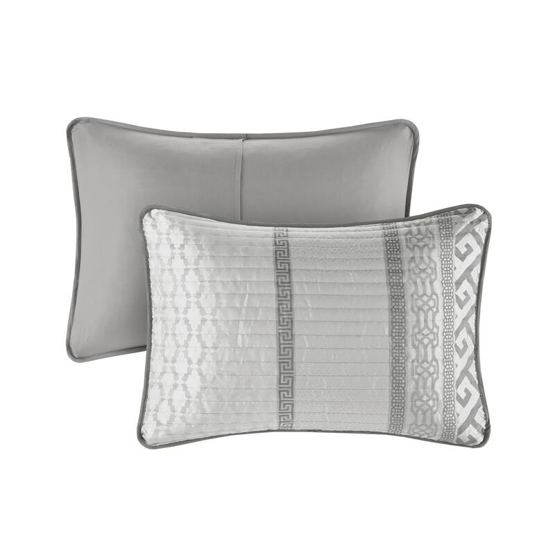 Madison Park Christian 4 Piece Jacquard Quilt Set with Throw Pillow