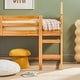 preview thumbnail 12 of 31, Walker Edison Wood Low Loft Bed