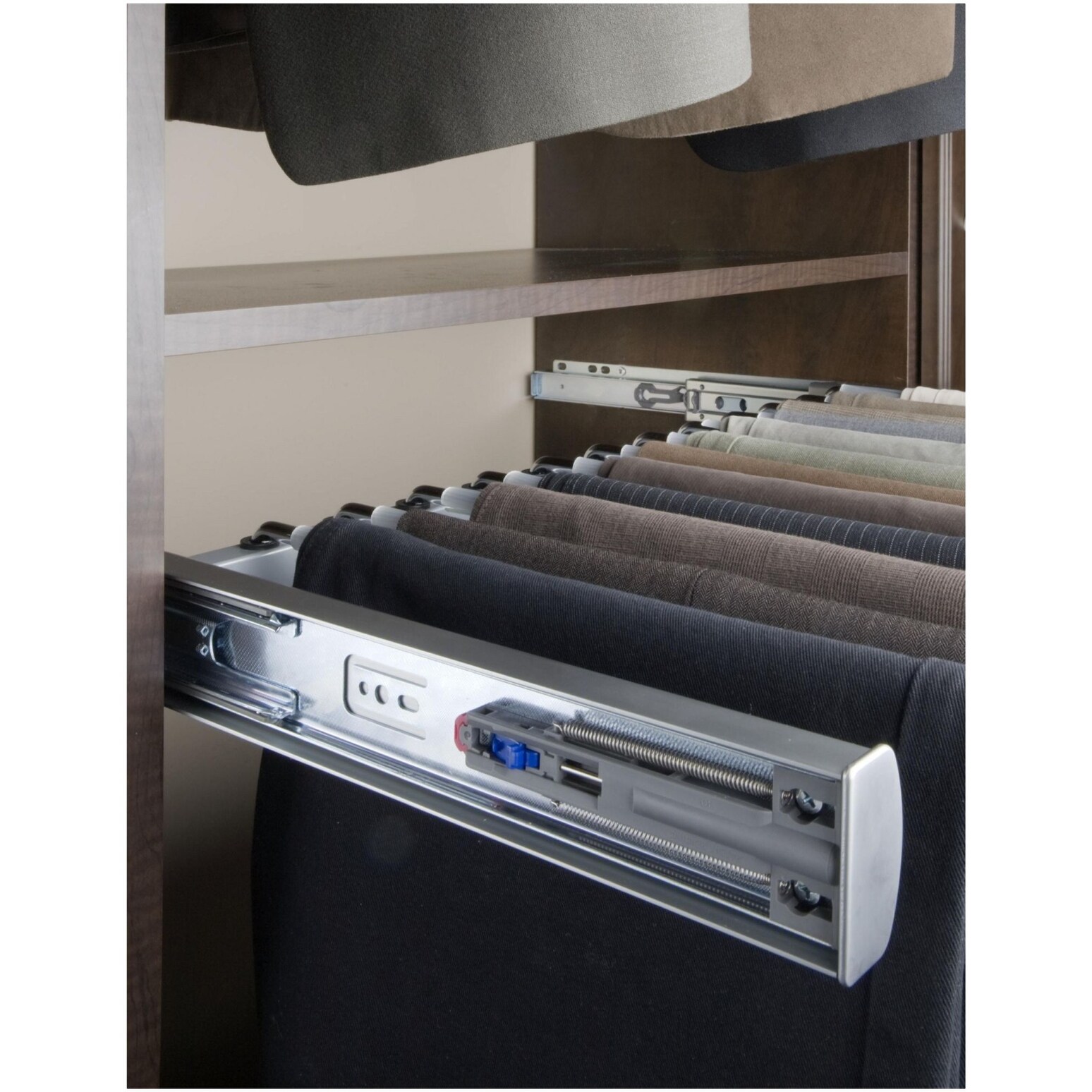 Rev A Shelf Sidelines 24 Inch Pull Out Pants Rack with Soft Close