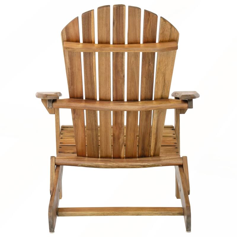Rustic Acacia Wood Adirondack Chair