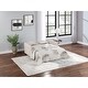 preview thumbnail 9 of 11, 57" Upholstered Sleeper Sofa 2 Seat Sofabed with 2 Pillow Pull-Out Sleeper