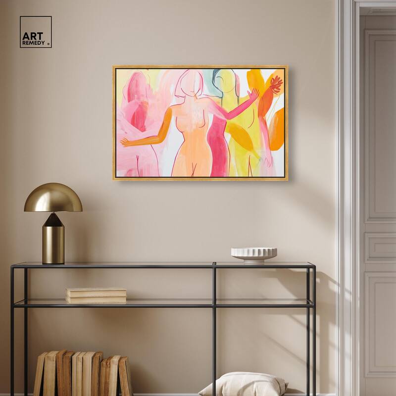 Three Graces Canvas by Art Remedy