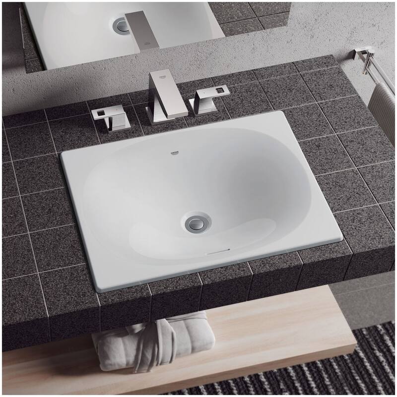 Grohe Eurocube Undermount or Drop In 21" Bathroom Sink