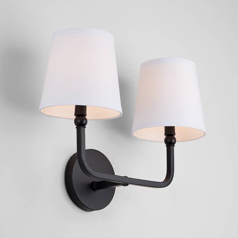 Dawson 2-light Brushed Nickel Bath/ Vanity Light