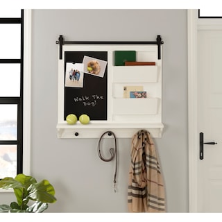 Kate and Laurel Cates Magnetic Wall Organizer with Pockets