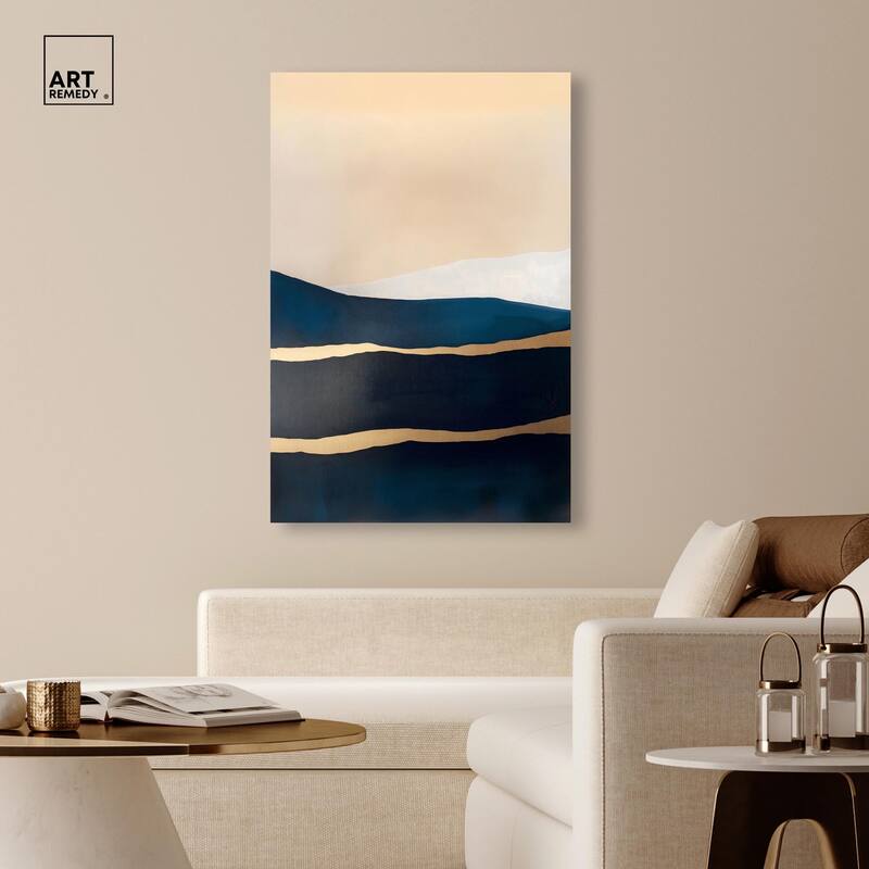 Golden Seam II Canvas by Art Remedy, Gallery Wrapped