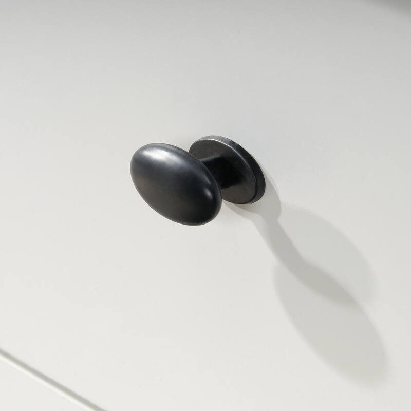 Engineered Wood Transitional Computer Desk Slide-Out Keyboard Tray