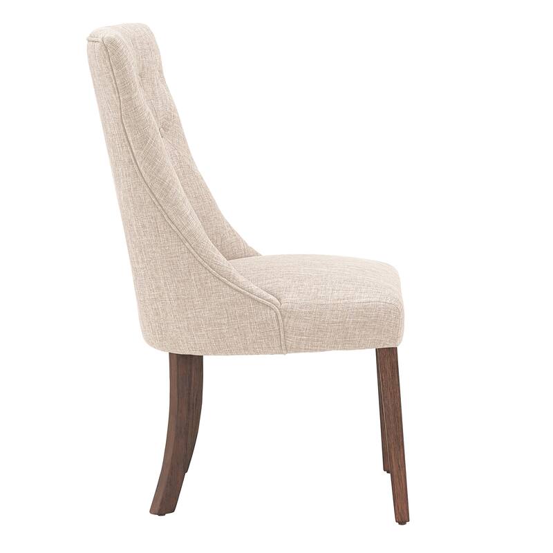 Voyager Button-tufted Dining Chairs (Set of 2) by iNSPIRE Q Artisan