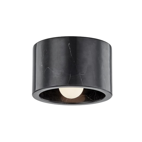 slide 2 of 6, Carbon Loft Nordquist 1-light Polished Nickel Flush Mount or Wall Sconce
