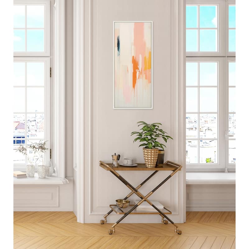 Kate and Laurel Sylvie Fiesta Abstract Framed Canvas by Amy Lighthall
