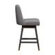 preview thumbnail 99 of 176, Amalie Upholstered Bar Stool, Swivel Counter Height Stool with Solid Wood Frame