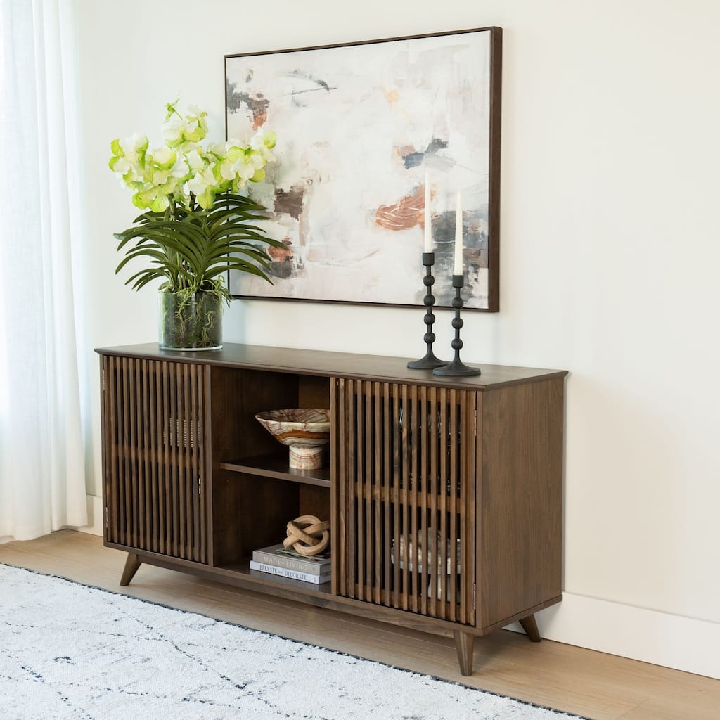 Plank and Beam Mid-Century Modern 2-Door Sideboard/TV Stand
