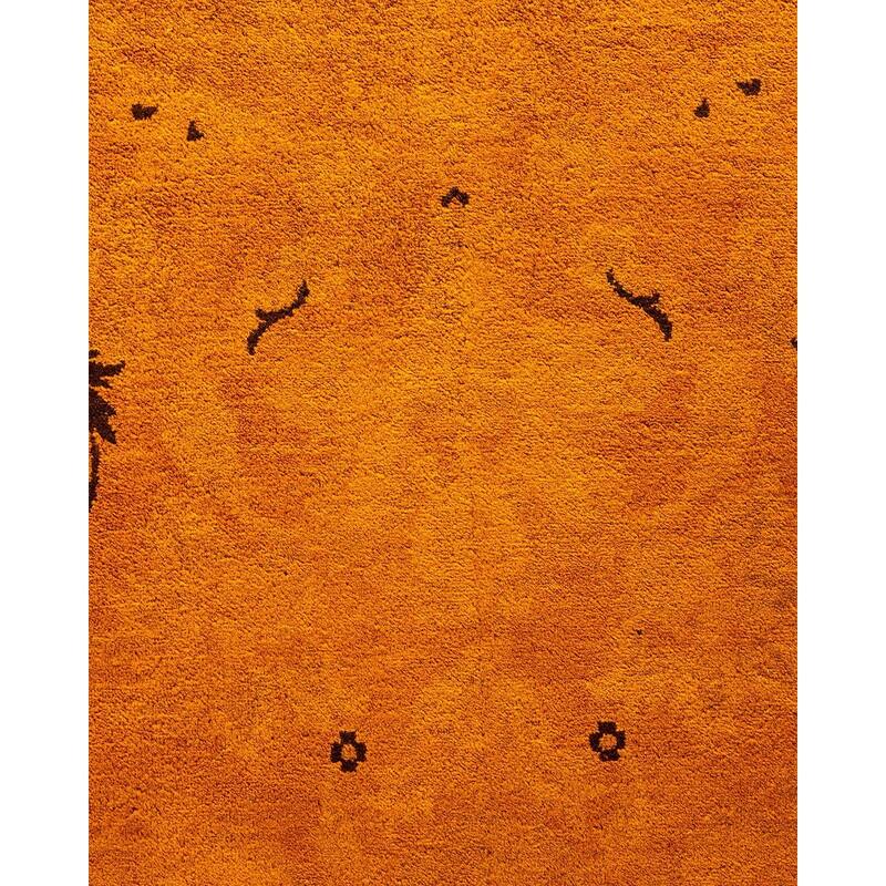 Fine Vibrance, One-of-a-Kind Hand-Knotted Area Rug - Orange, 10' 3" x 14' 3" - 10' 3" x 14' 3"