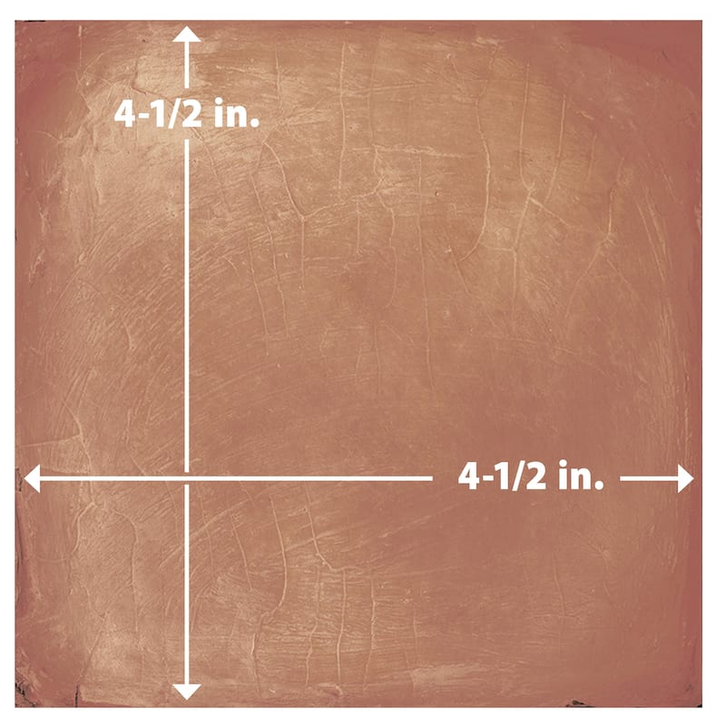 Merola Tile Sentier des Ocres 4-1/2" x 4-1/2" Porcelain Floor and Wall Tile