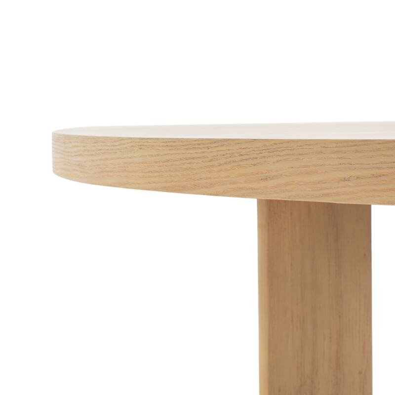 Christopher Knight Home - Holden Elegant 48" Round Dining Table with Sturdy Pedestal Base
