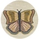 preview thumbnail 2 of 8, Mod-Tod Sofia Kids Butterfly Shag Area Rug