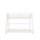 preview thumbnail 4 of 13, DHP BrEZ Build Daven Easy Assembly Kids Bunk Bed, Twin Over Full, Off White