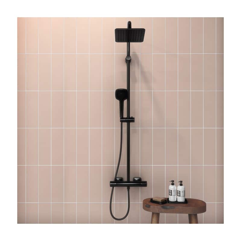 Daltile Stencil 4" x 12" Glazed Porcelain Wall & Floor Tile (30 PC Per Carton) (8.72 SQFT Per Carton)