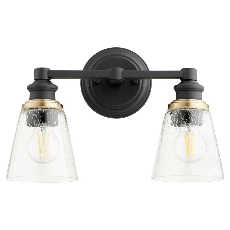 Quorum International Dunbar 2 Light 10" Tall Wall Sconce