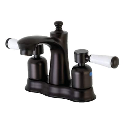 Kingston Brass Paris 1.2 GPM Centerset Bathroom Faucet with Porcelain