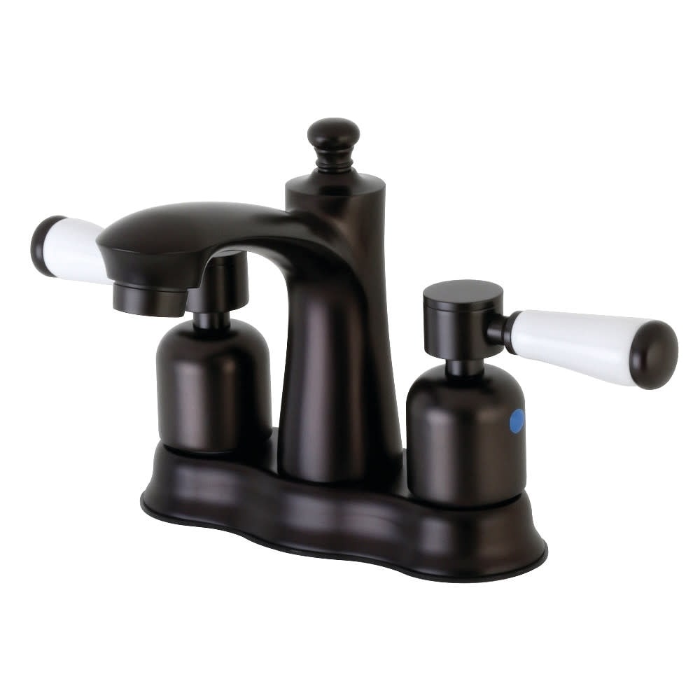 Kingston Brass Paris 1.2 GPM Centerset Bathroom Faucet with Porcelain