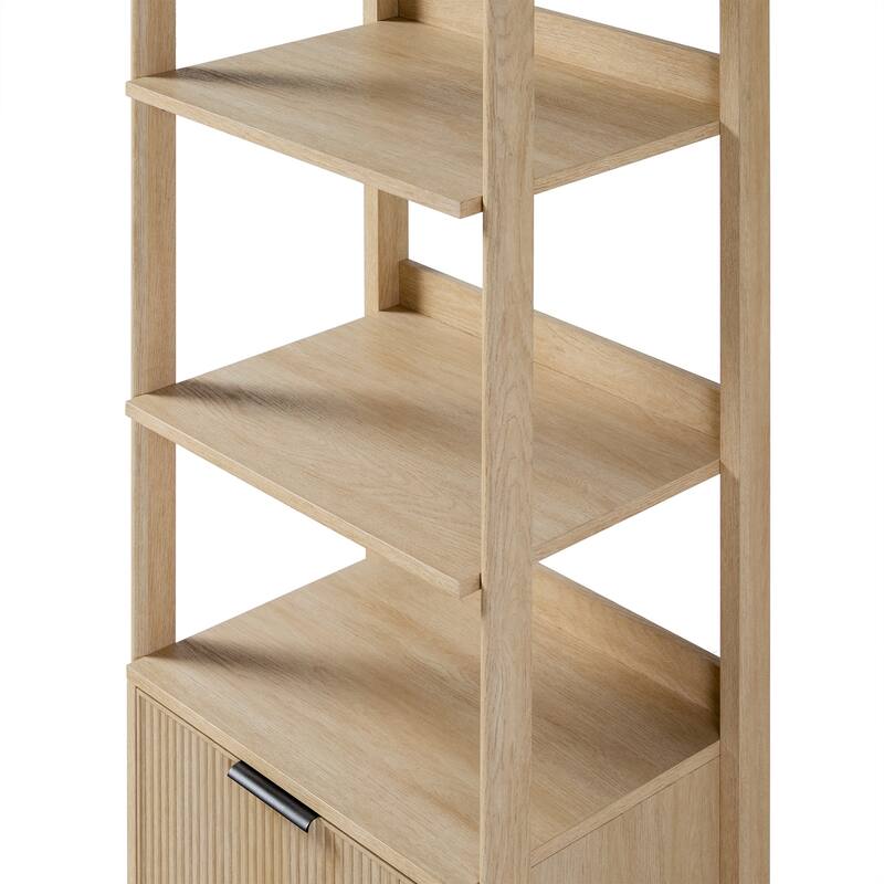 Middlebrook Designs 22" Narrow Bookshelf with Drawer