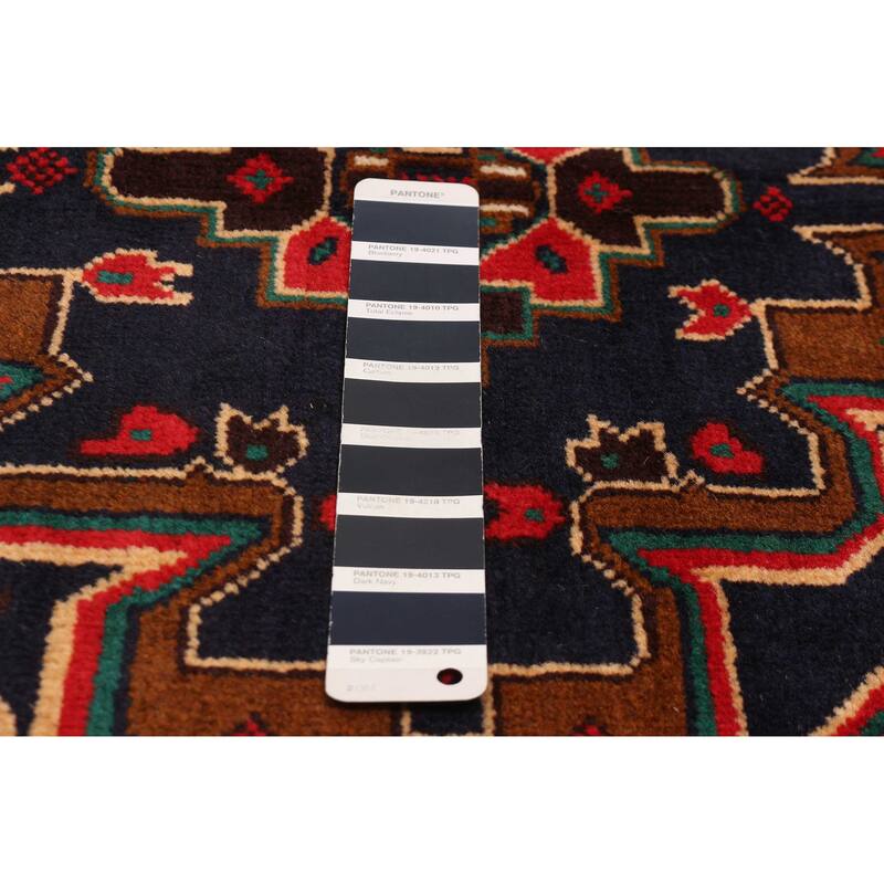 Teimani Navy Rug 3'7" x 6'8" - 3'7 x 6'8