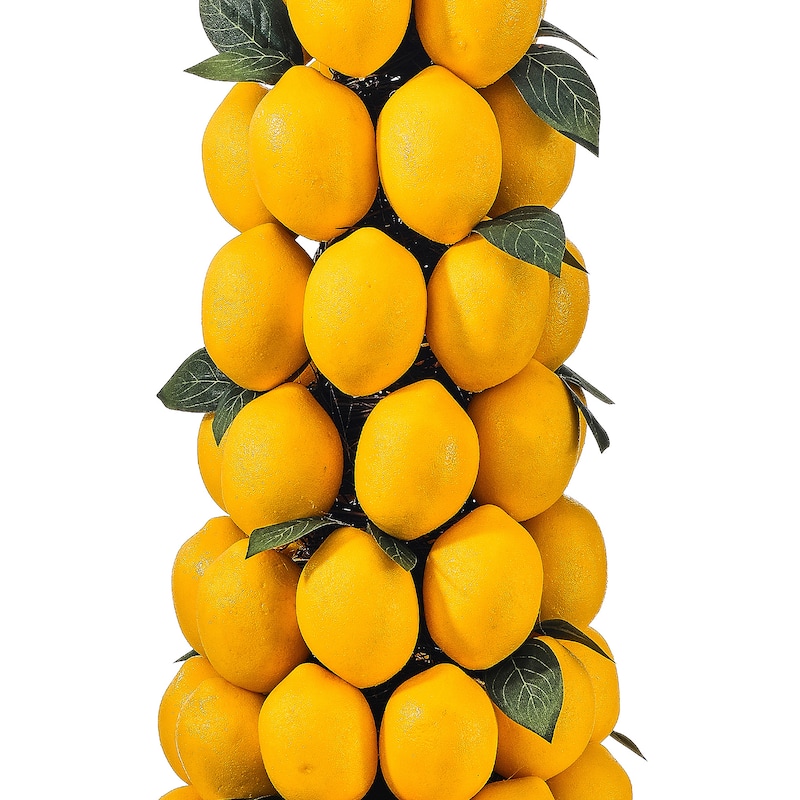 24" Lemon Topiary Cone Tree