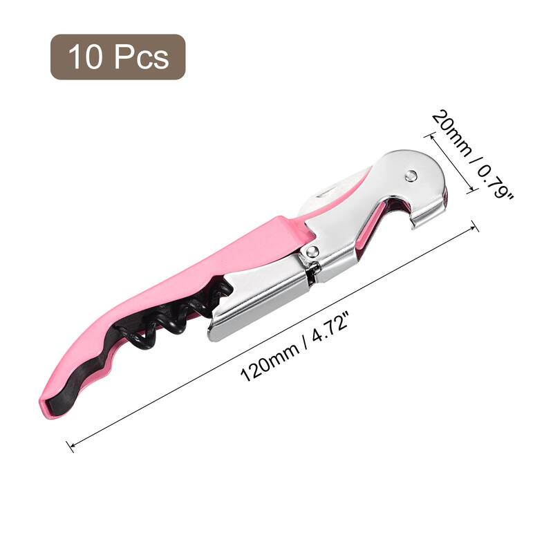 10Pcs 5" Wine Openers Waiter Corkscrew Red Wine Bottle Opener
