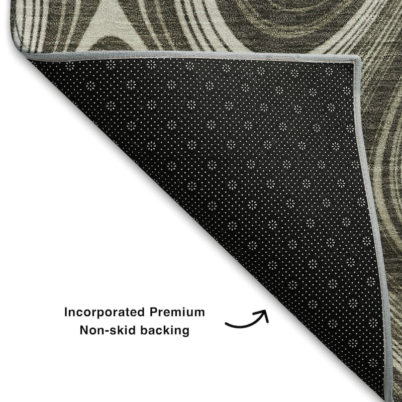 Premium Washable Super Soft Contemporary Alfa Mayfield Rug