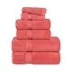 preview thumbnail 17 of 47, Superior Soft and Absorbent Zero Twist Cotton 6-piece Towel Set