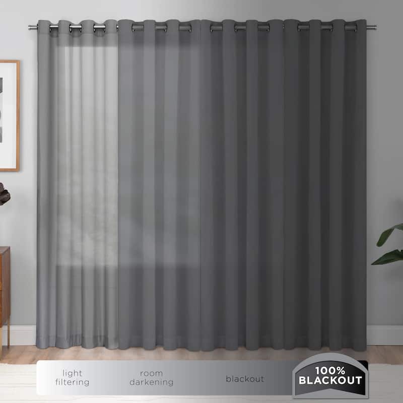 Eclipse Kids Bow Tab Top 100% Blackout Curtain Panel