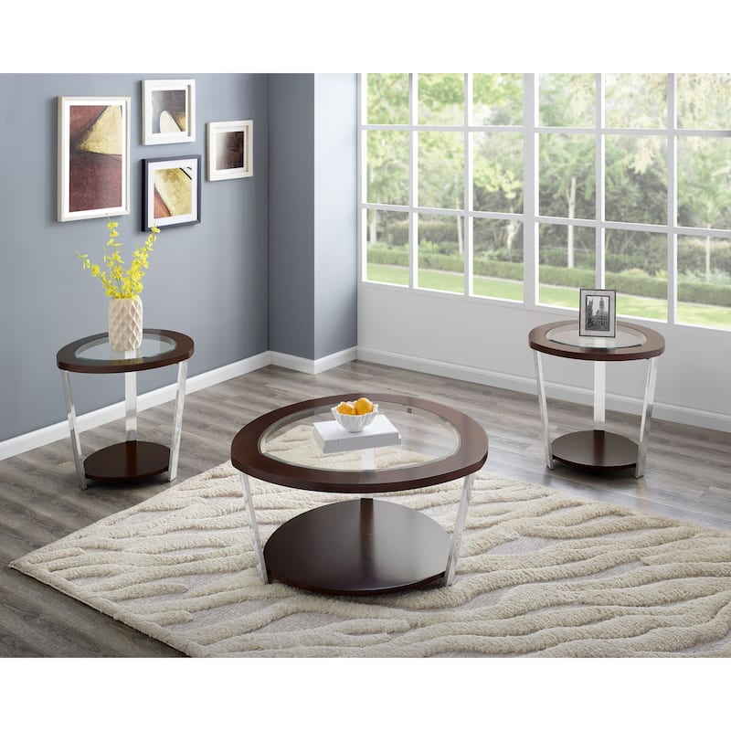 Steve Silver Devine Mixed Media Side Table