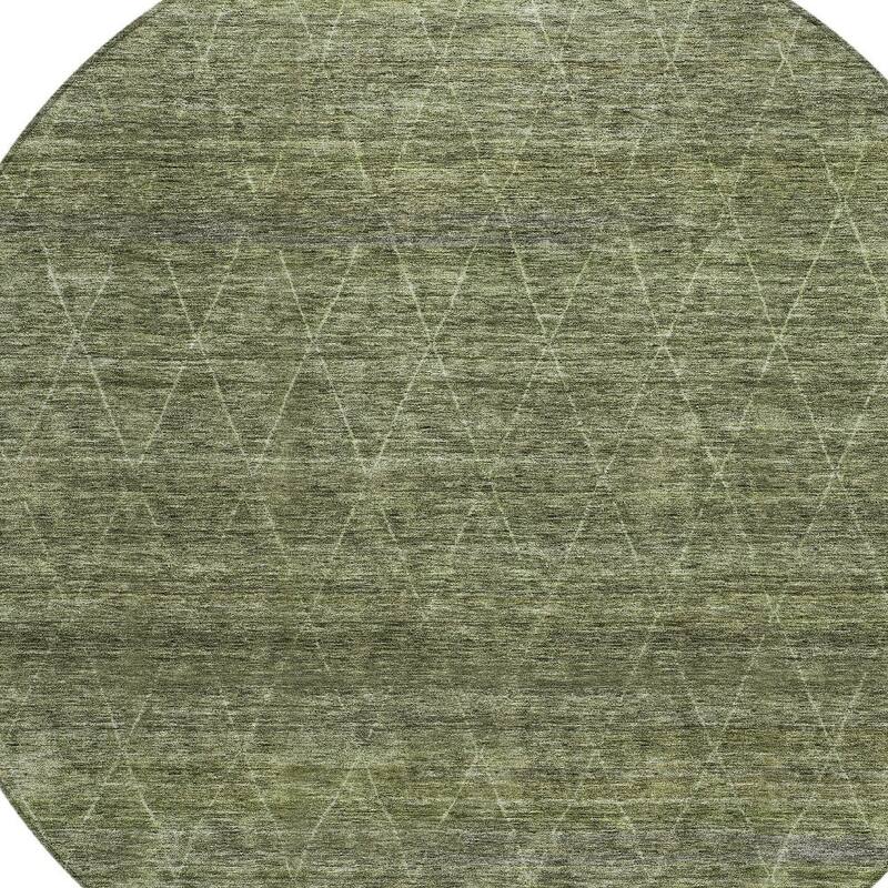 HomeRoots Geometric Transitional Rectangle Outdoor Rug