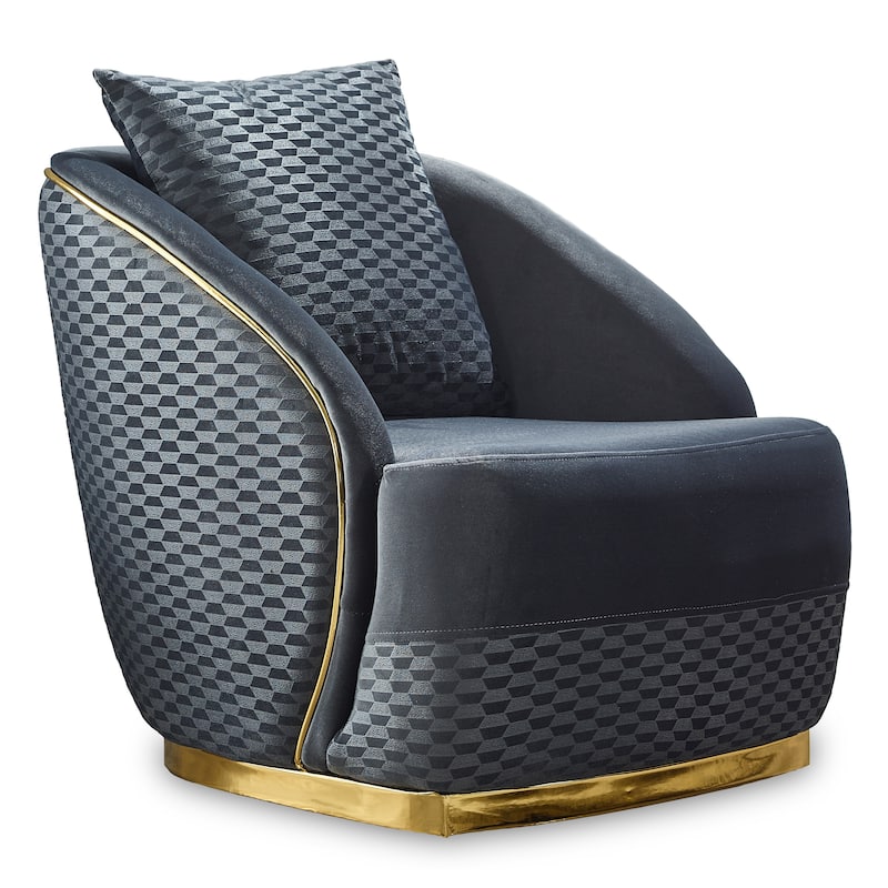 Elena 4-piece Living room Set Pillow Back