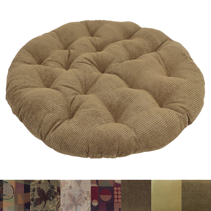 48-inch Jacquard Chenille Papasan Cushion (Fits 46-inch Papasan Frame)