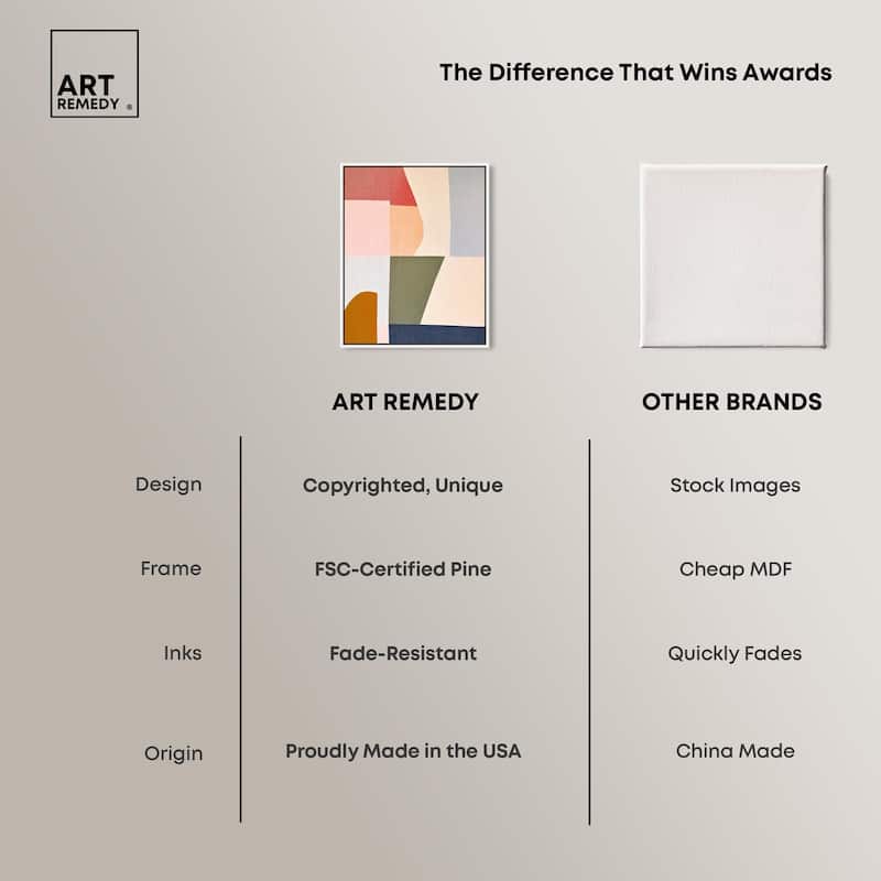 Planar Patchwork I Canvas by Art Remedy