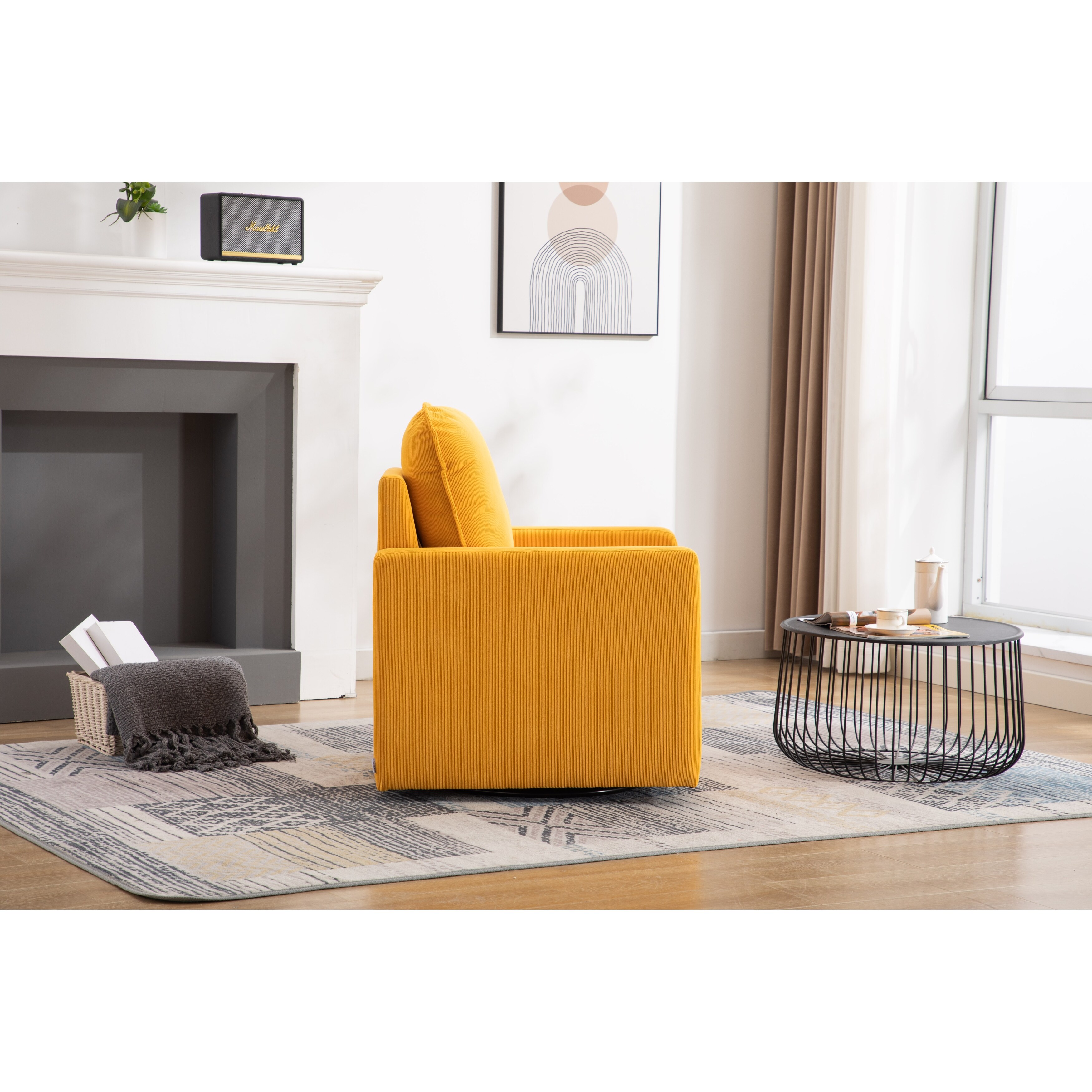 Sofa barrel deals chair