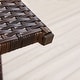 preview thumbnail 9 of 8, Martha Stewart Sunnyside Daybed Dark Brown Wicker with Olefin Cushions