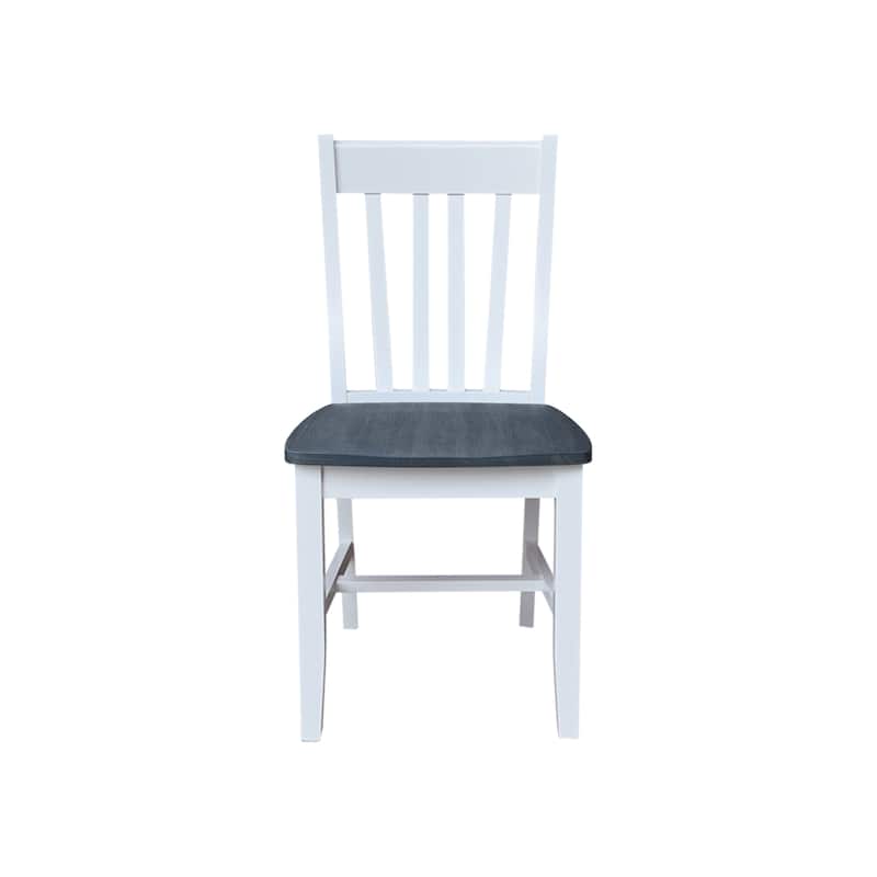 Copper Grove Quince Solid Wood Schoolhouse Chairs, Set of 2