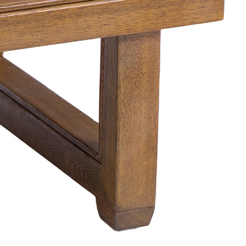 Square Teak Wood Outdoor Patio Side Table