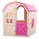 preview thumbnail 20 of 18, Costway Outdoor Kids Playhouse with Openable Door Windows for Home - See Details