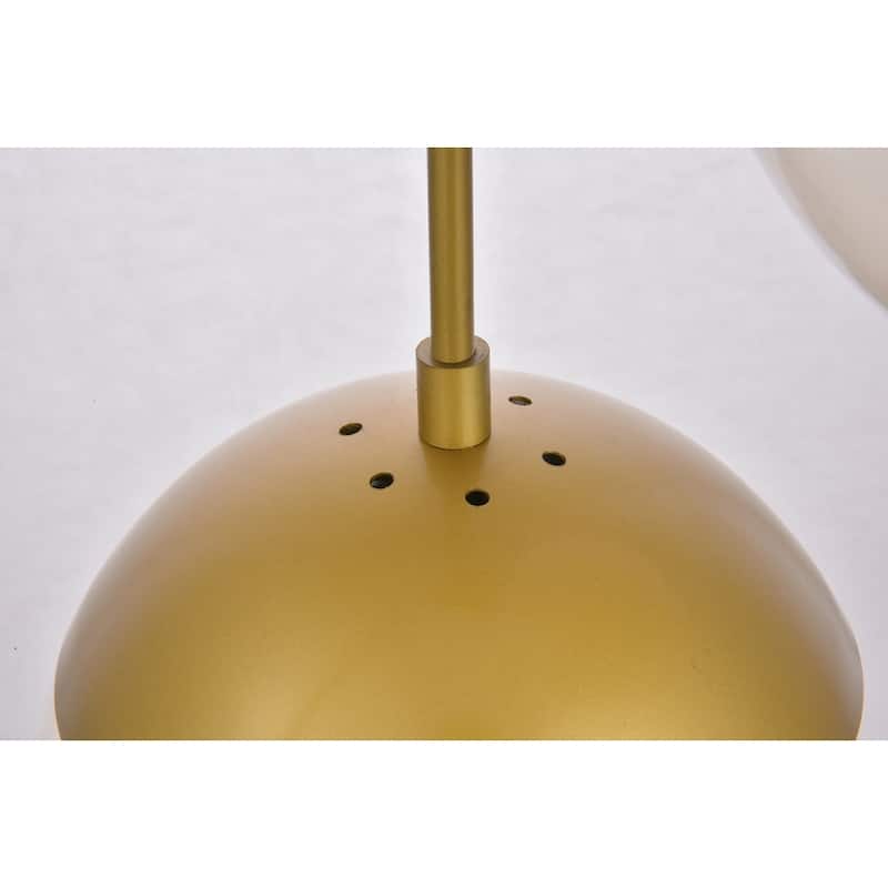 5-Light 18 inch Pendant with Frosted White Glass