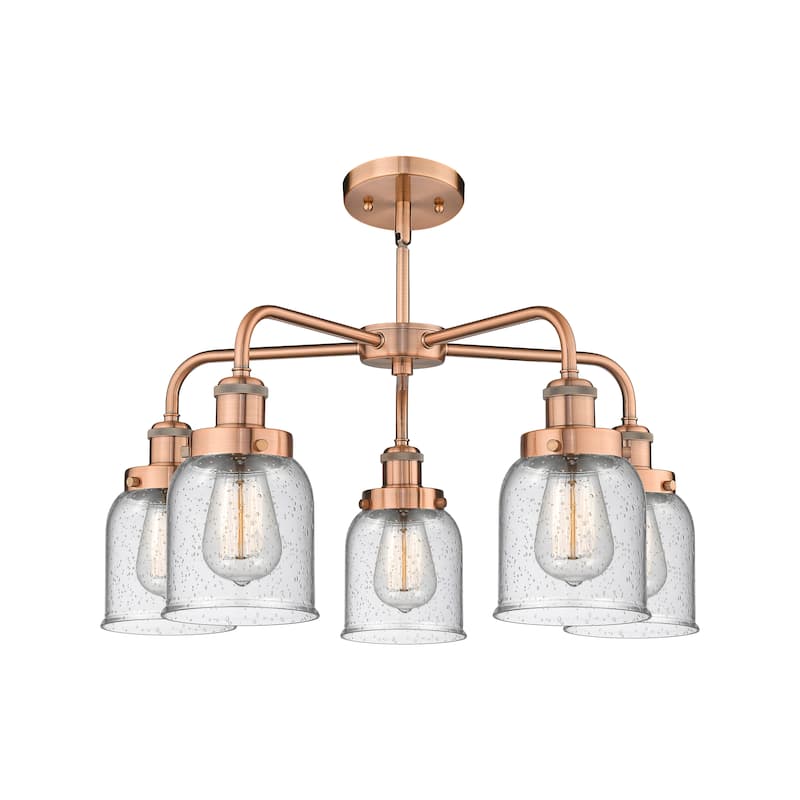Innovations Lighting Bell - 5 Light 23" Stem Hung Chandelier