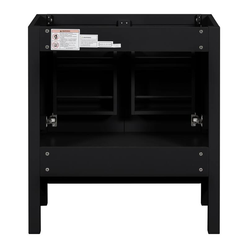 30 inch MDF Freestanding Bathroom Vanity without Top with Soft-Close Drawer
