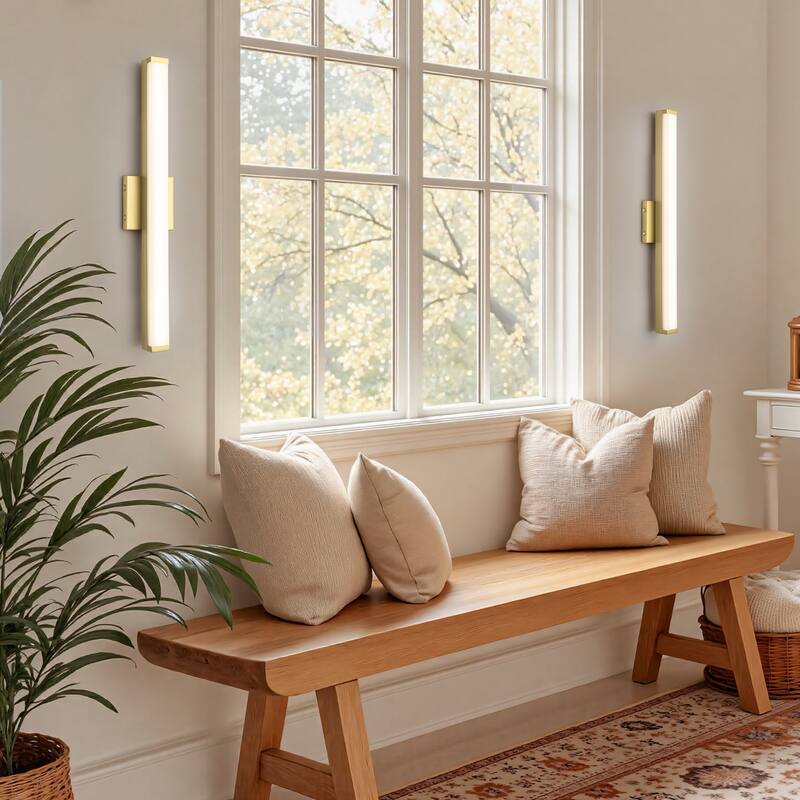 C Cattleya LED Vanity Bar Light Indoor Wall Sconce with Acrylic Shade