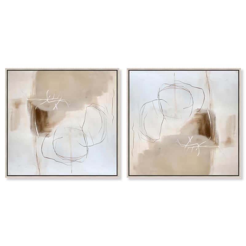 Shopping Gals Cover II Canvas by Art Remedy - 24" x 36" - Silver