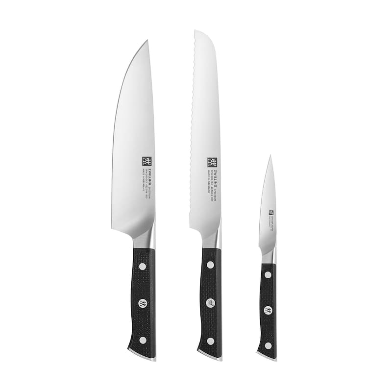 ZWILLING Spectrum 3-pc Knife Starter Set - Black - Black - 3 Piece - 3-pc