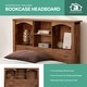preview thumbnail 4 of 6, OS Home and Office Furniture Model 6005 Twin Sized Mountain Oak Bookcase Headboard